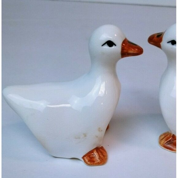Duck Goose Ceramic Napkin Ring Holders Set Of 4 Country Style Farmhouse Decor - Picture 9 of 13